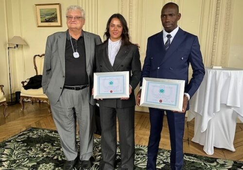 ambassadeurs 1 Christophe Giovannetti, Melissa Cornet et Tidiane Koita